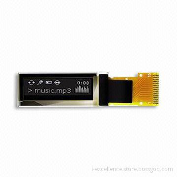 Medical Product Used 0.91-inch Display Module in White Color, with 4-wire SPI Interface